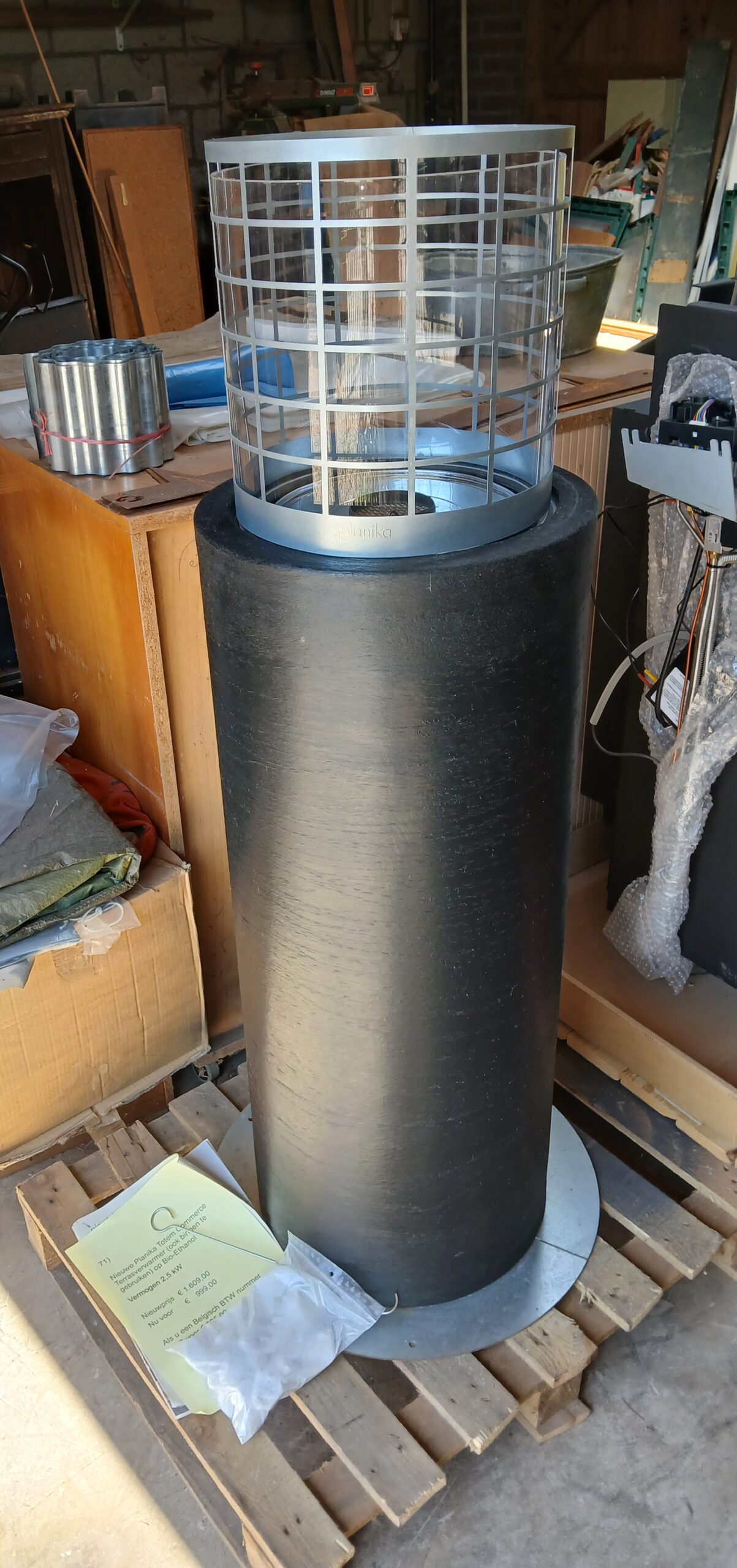Uitverkoop Planika Binnenhaard/ Terrasverwarmer model Totem op Bio-Ethanol - Afbeelding 3