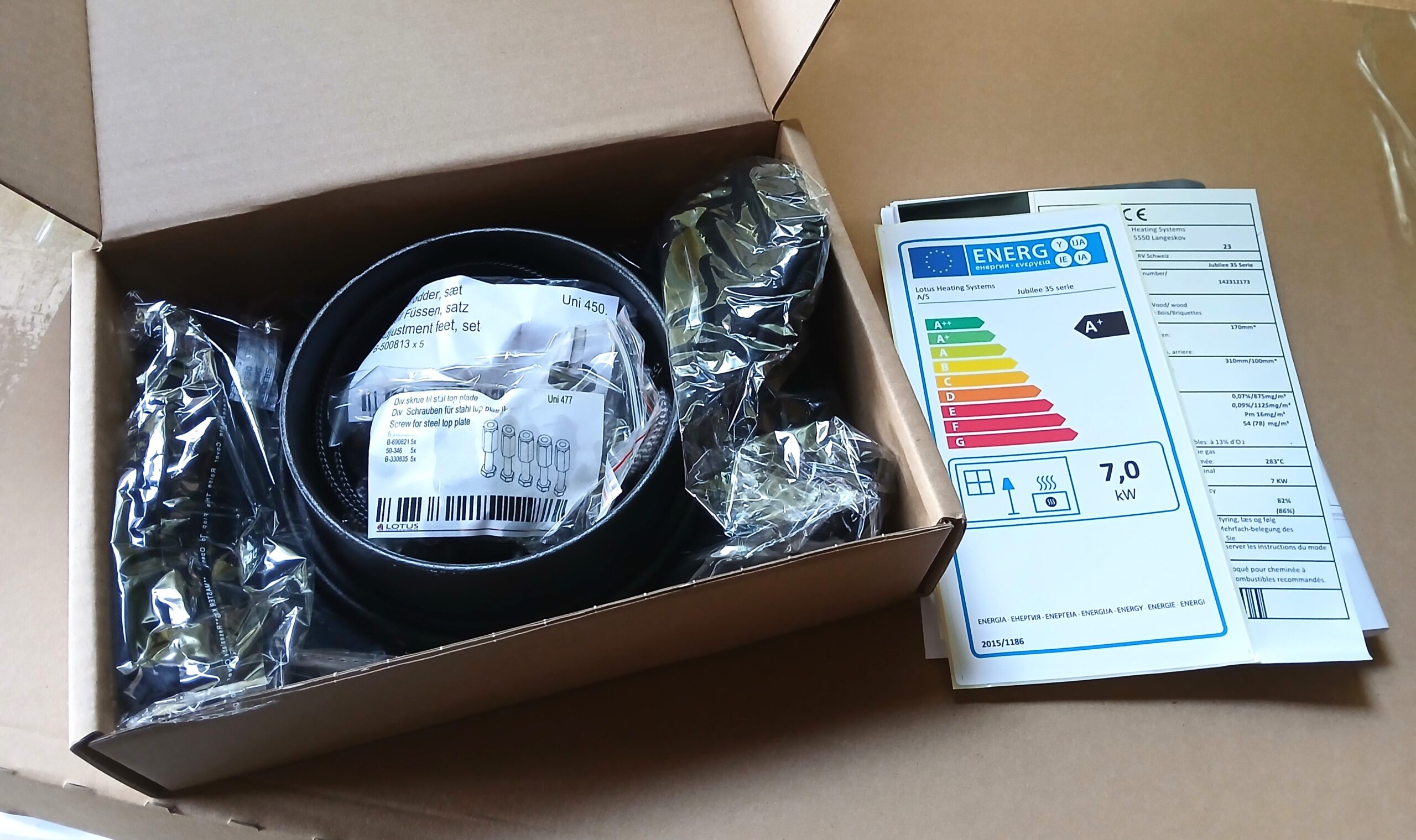 Superstunt nieuwe Houtkachel van Lotus type Jubilee 35 Speksteen - Afbeelding 6