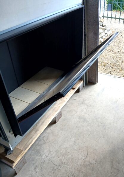 Inbouwhaard van M-Design met Liftdeur en Vonkenscherm - Afbeelding 7