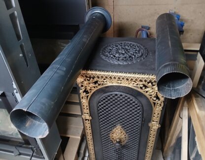 Antieke Art Nouveau kachel uit eind 19e eeuw - Afbeelding 10