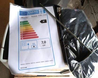 Prachtige wit geëmailleerde Dovre Sense 103 met 3 ramen - Afbeelding 9