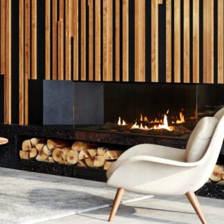 Topaanbieding Doorkijkhaard/Tunnelhaard van Planika type Panorama 1200 op Bio-Ethanol