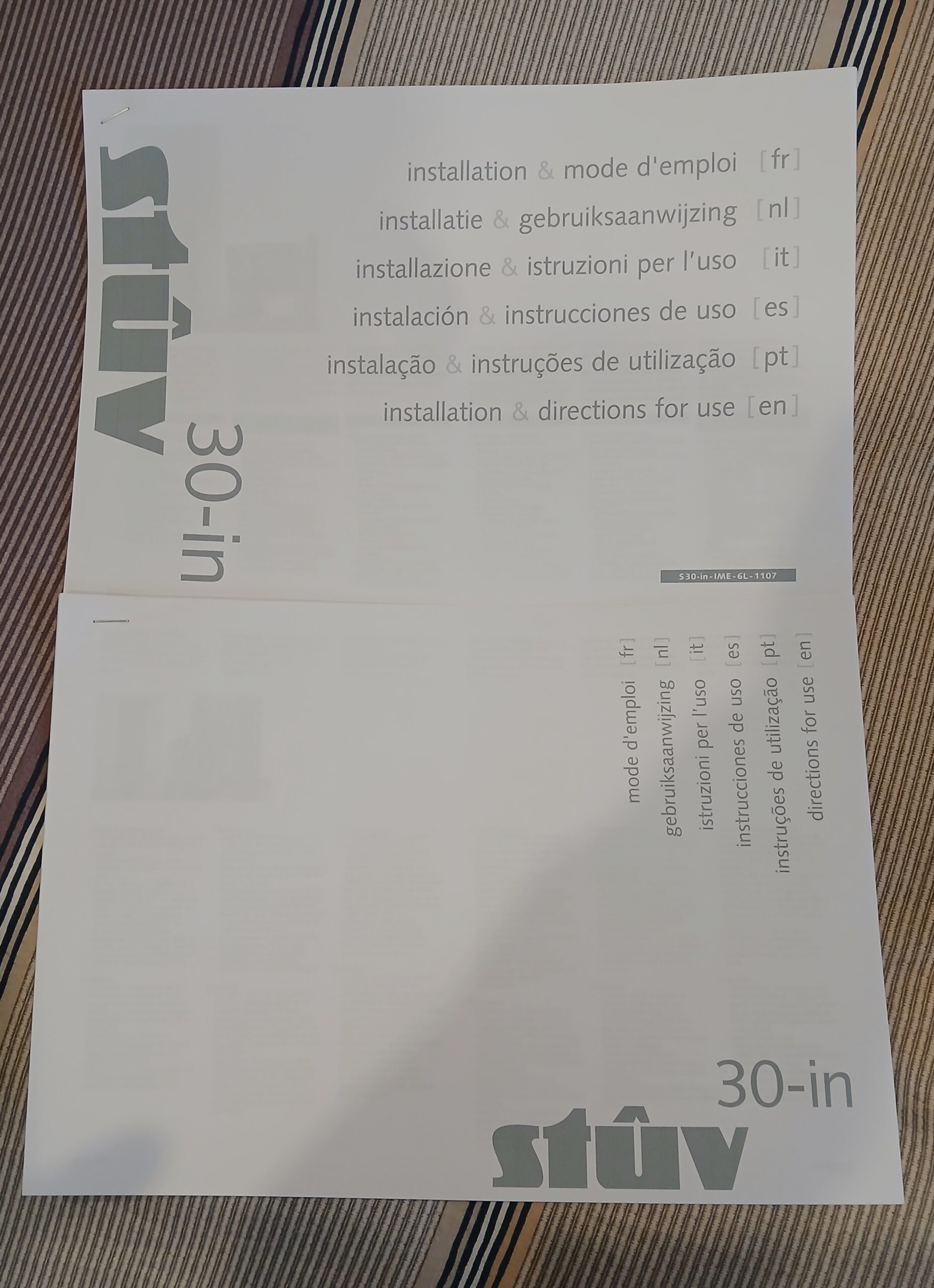 Revolutionaire Houtkachel Stûv 30 Inbouwhaard in zeer goede staat - Afbeelding 13