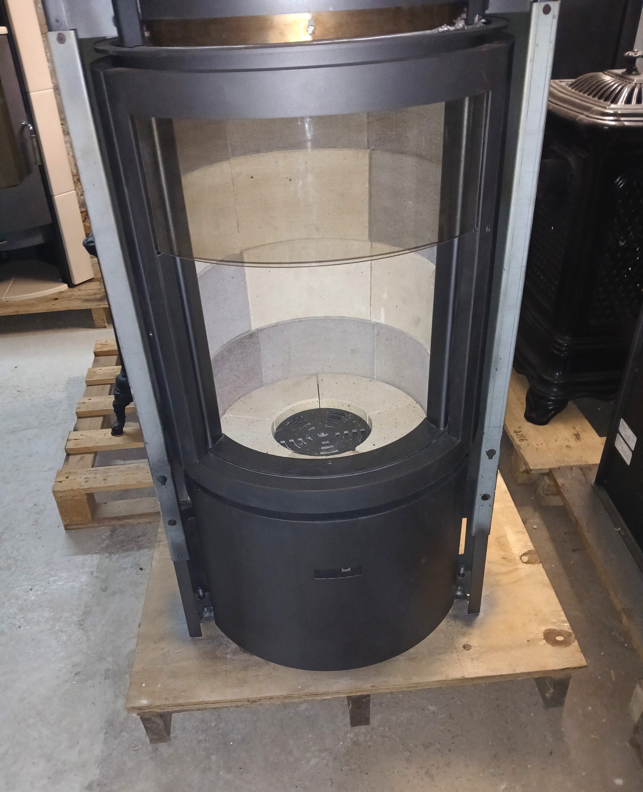 Revolutionaire Houtkachel Stûv 30 Inbouwhaard in zeer goede staat - Afbeelding 4