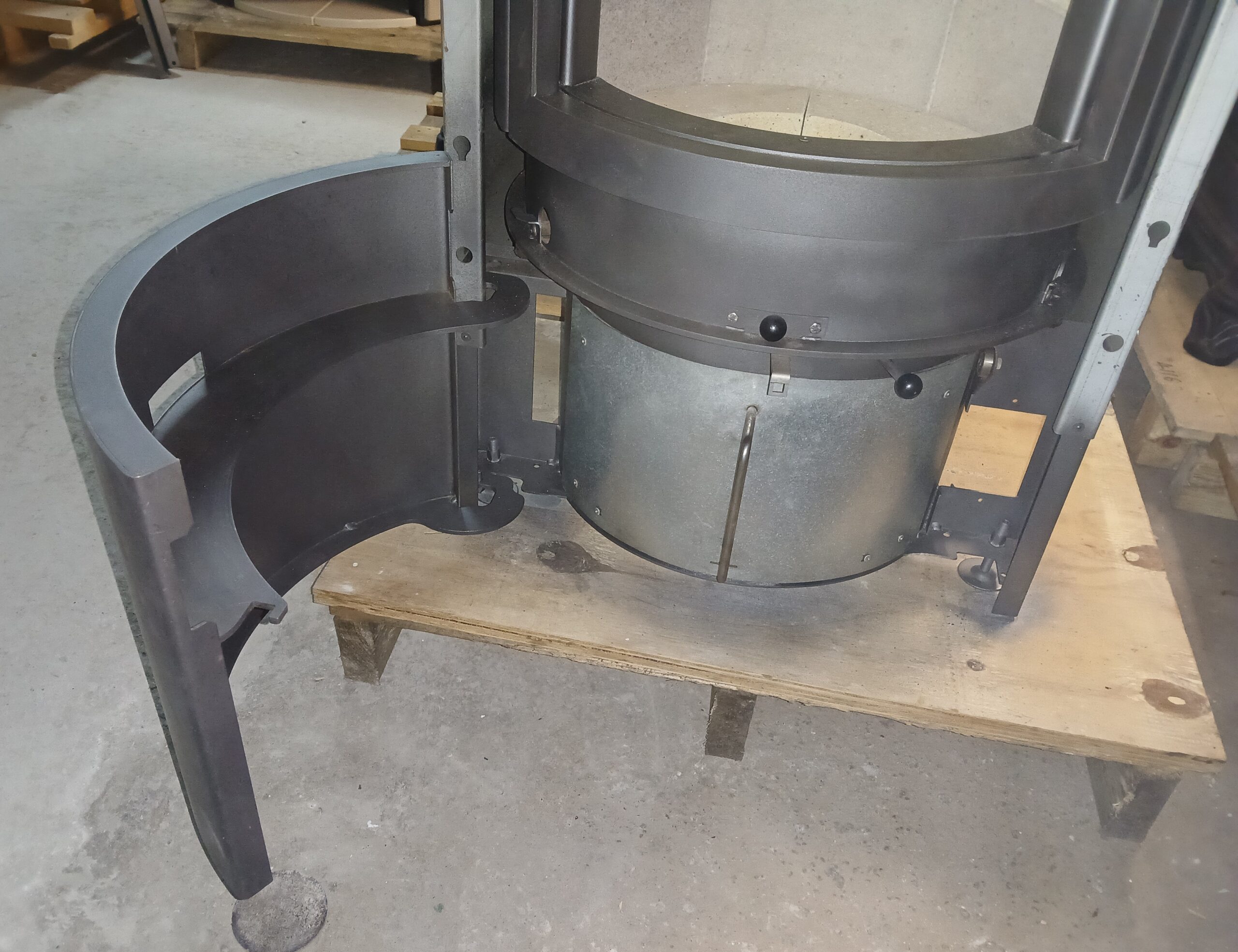 Revolutionaire Houtkachel Stûv 30 Inbouwhaard in zeer goede staat - Afbeelding 5