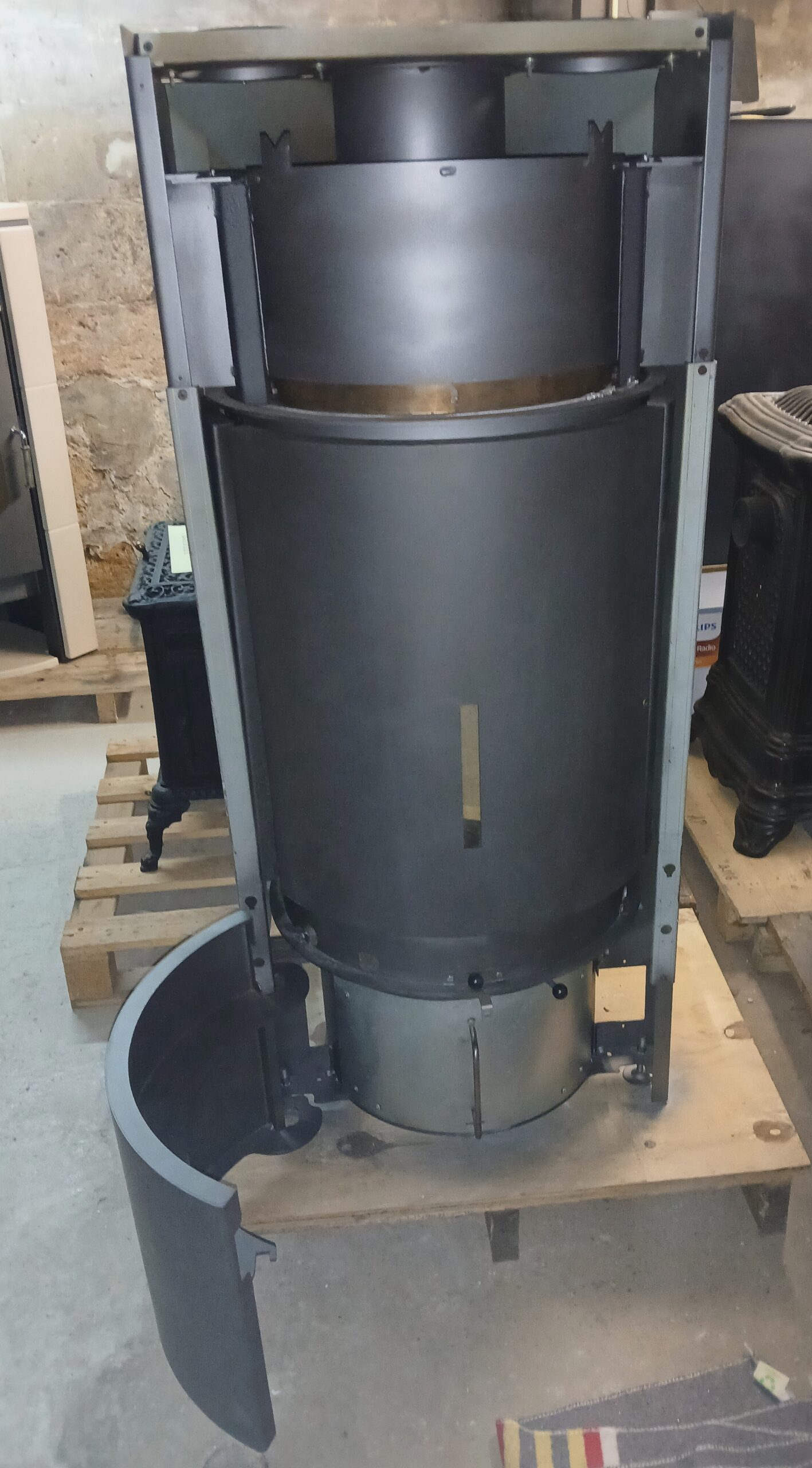 Revolutionaire Houtkachel Stûv 30 Inbouwhaard in zeer goede staat - Afbeelding 6