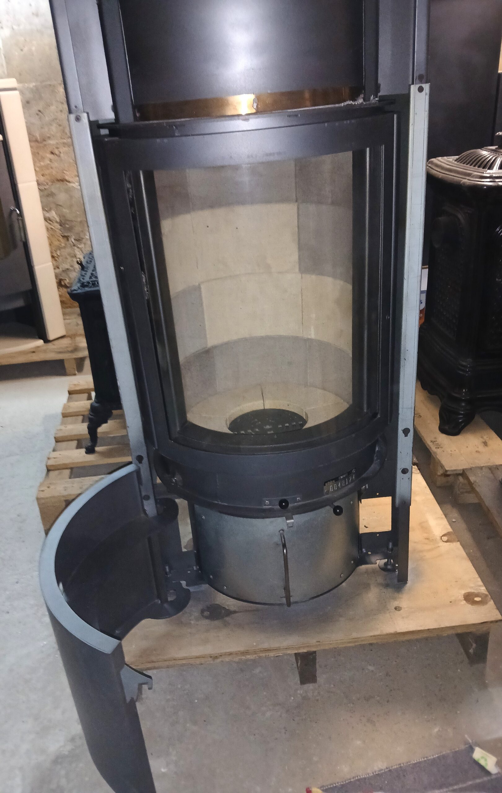 Revolutionaire Houtkachel Stûv 30 Inbouwhaard in zeer goede staat - Afbeelding 7