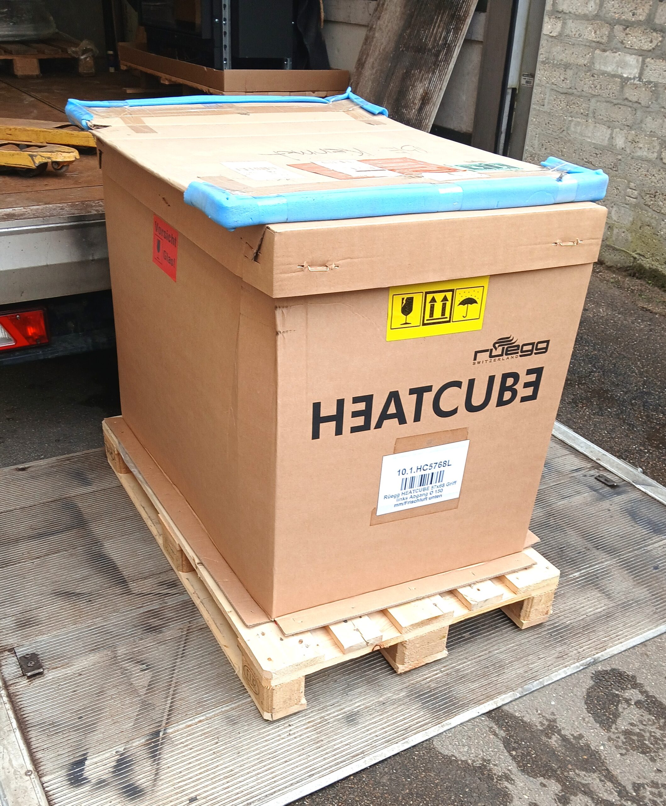 Superdeal inzethaard Heatcube 57x68 met Kader van topmerk Rüegg - Afbeelding 2