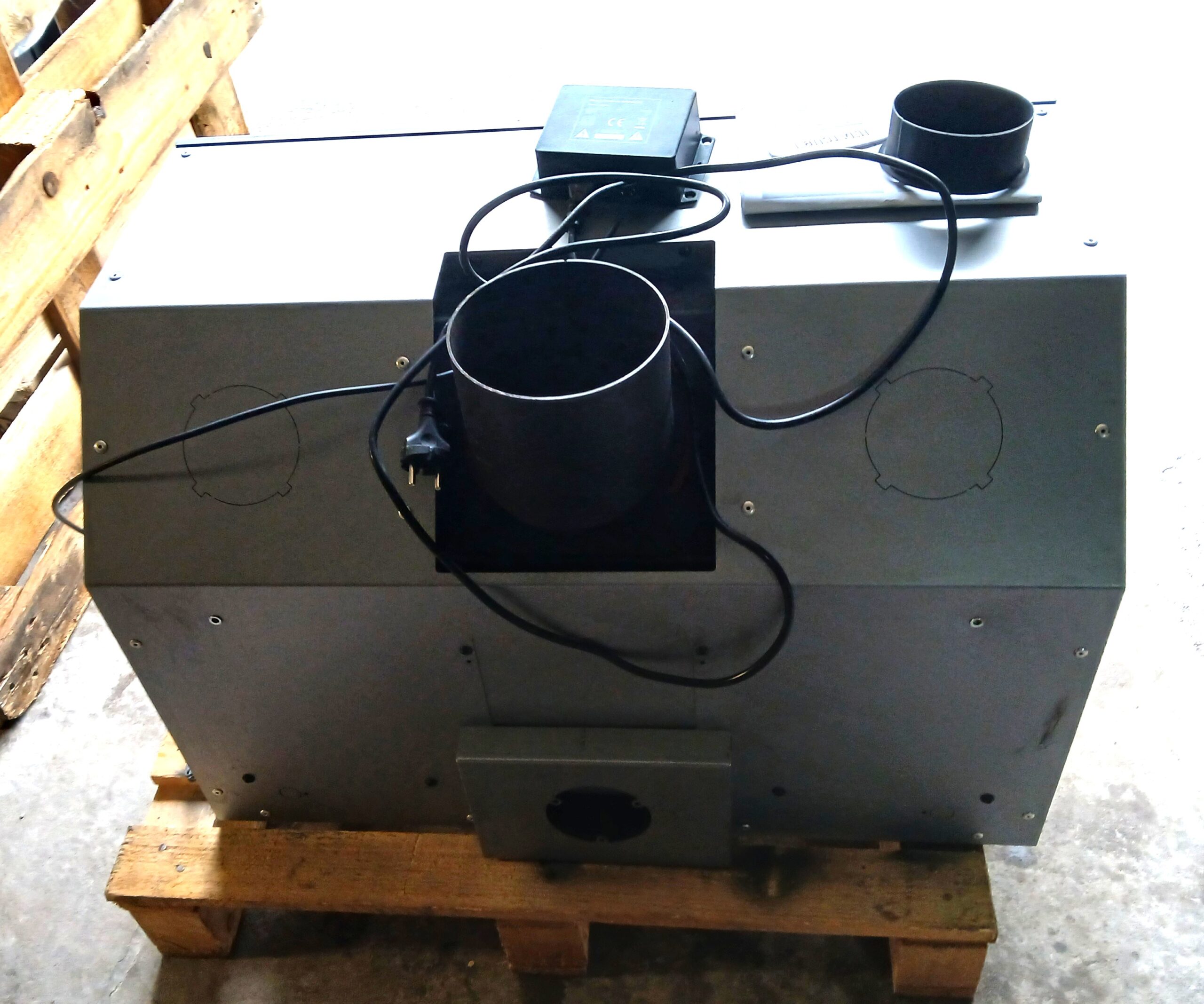 Superdeal Zwitserse inzet houthaard van Rüegg type Heatcube 49x75 met Ventilator en Kader - Afbeelding 5