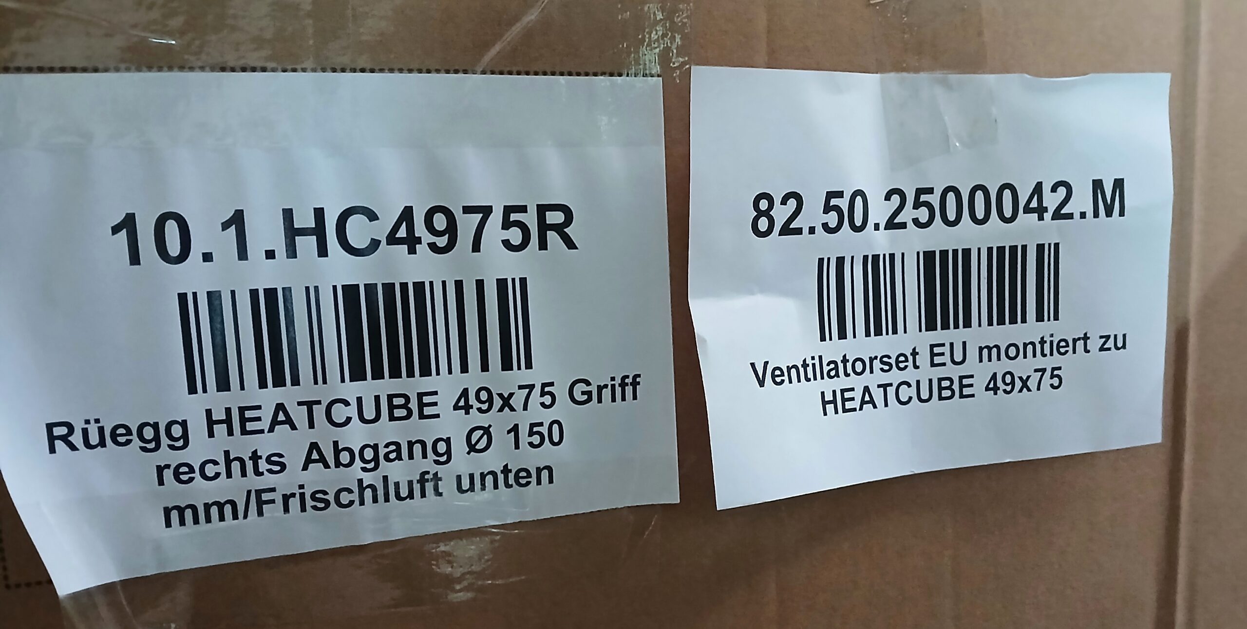 Superdeal Zwitserse inzet houthaard van Rüegg type Heatcube 49x75 met Ventilator en Kader - Afbeelding 7