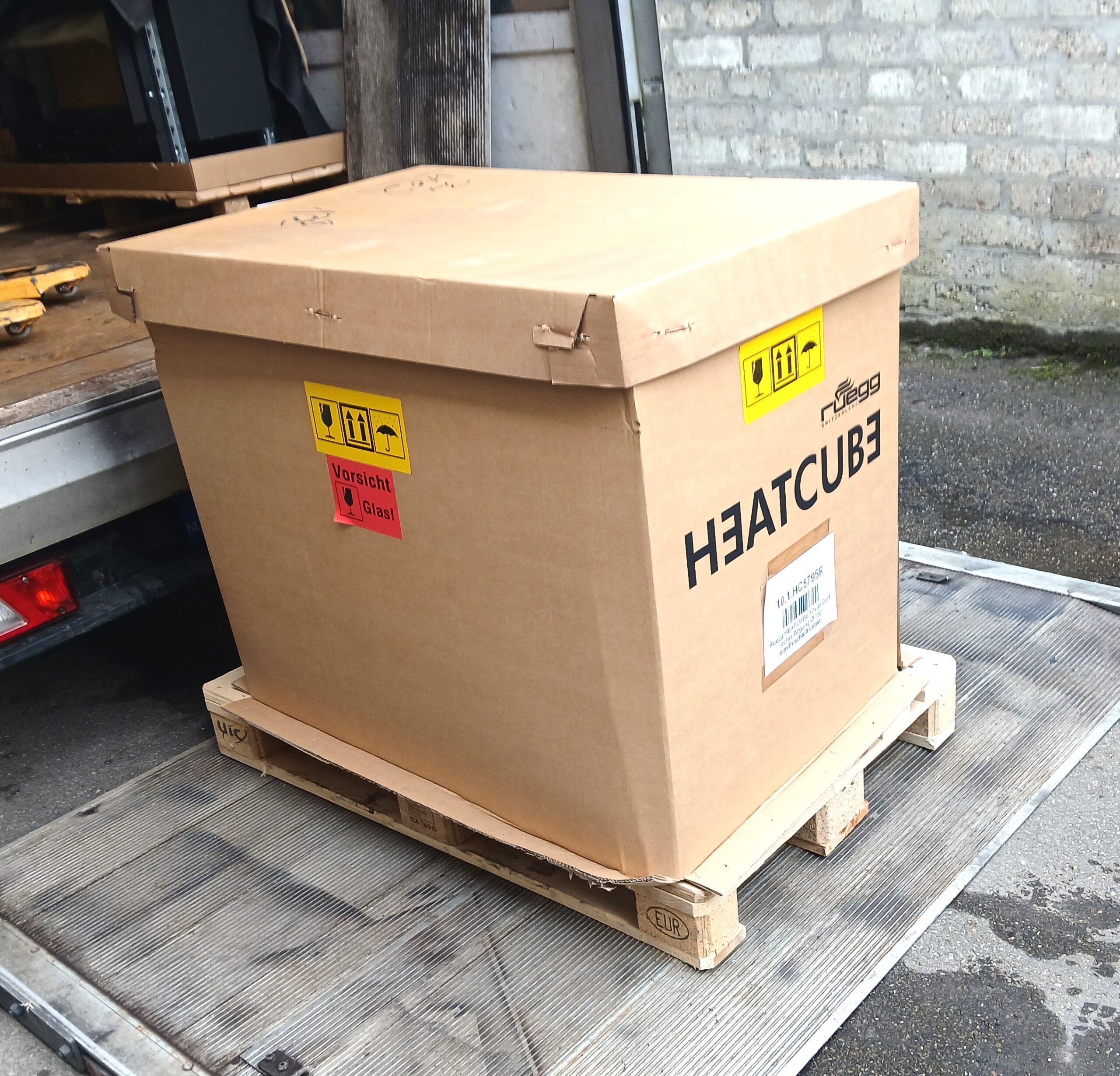 Prijsstunt Zwitserse inzethaard Heatcube 57x95 met Kader van topmerk Rüegg - Afbeelding 2