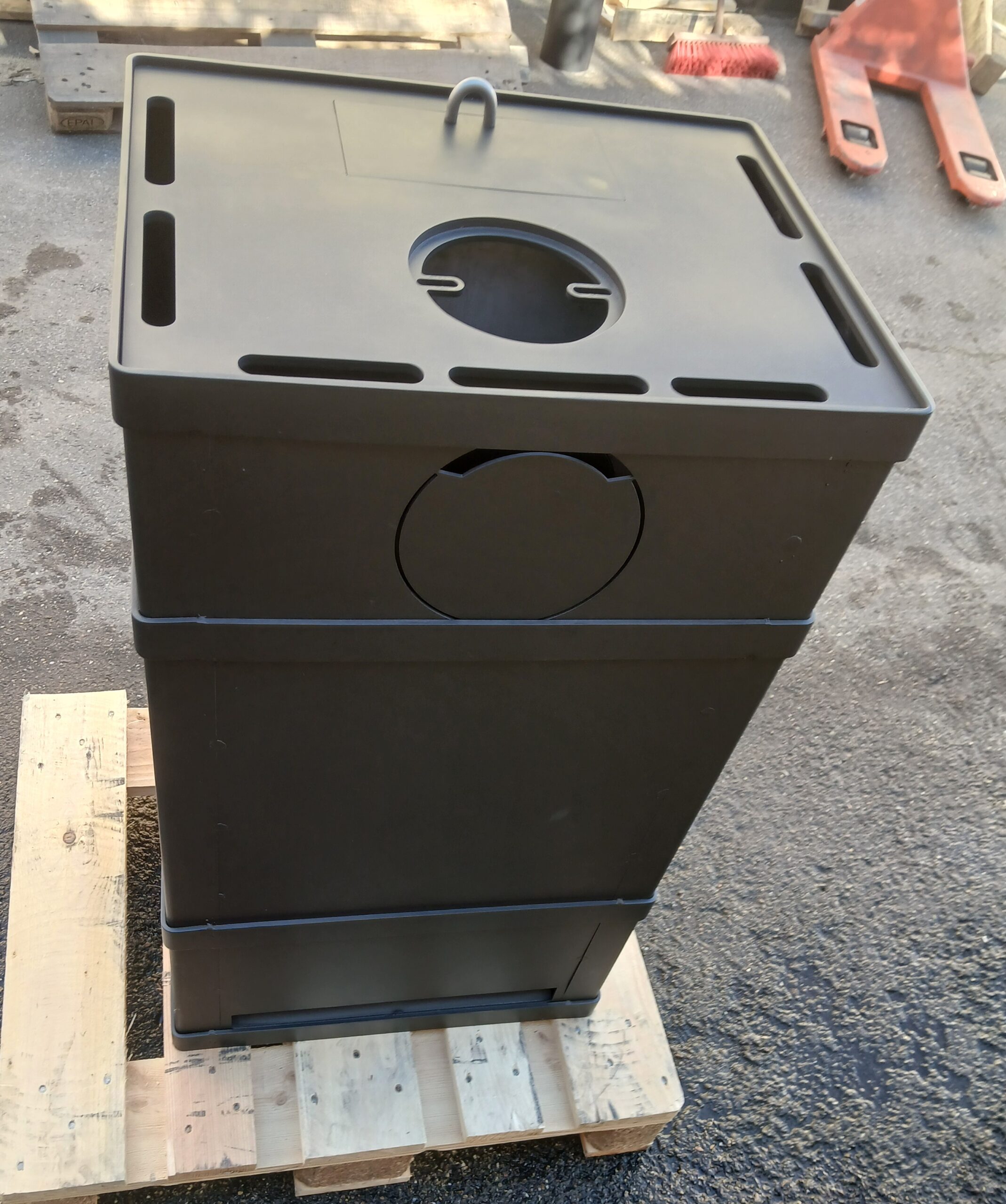 Robuuste Deense Houtkachel van Lotus model 2060 - Afbeelding 6