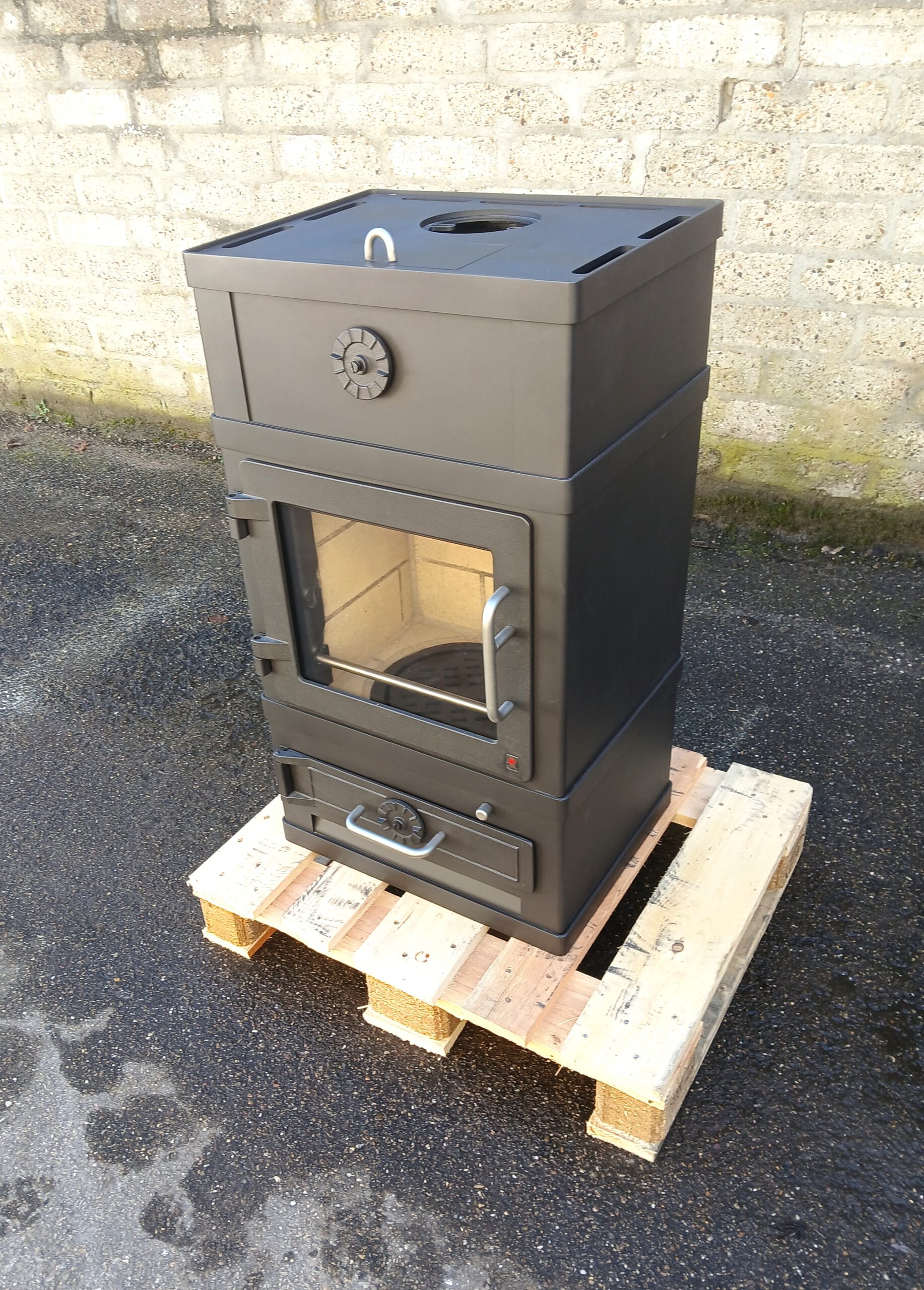 Robuuste Deense Houtkachel van Lotus model 2060 - Afbeelding 8
