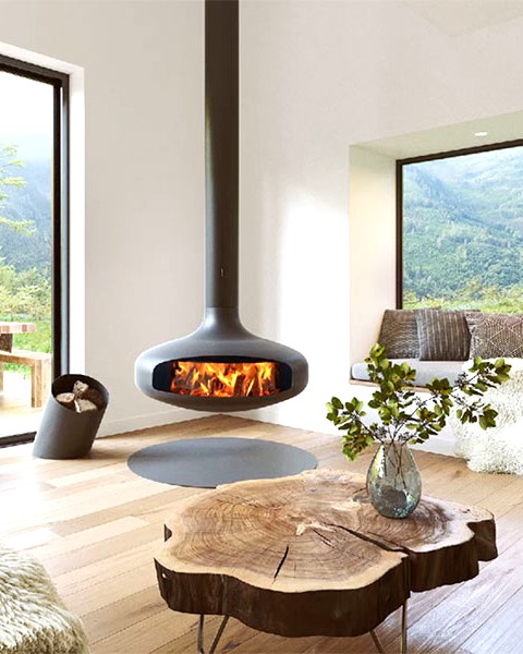 Domofocus Wood Glazed exclusieve 360° draaibare hout Hanghaard van Focus - Afbeelding 2