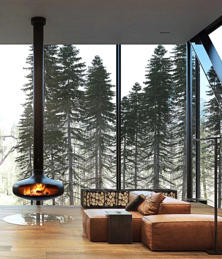 Domofocus Wood Glazed exclusieve 360° draaibare hout Hanghaard van Focus - Afbeelding 4