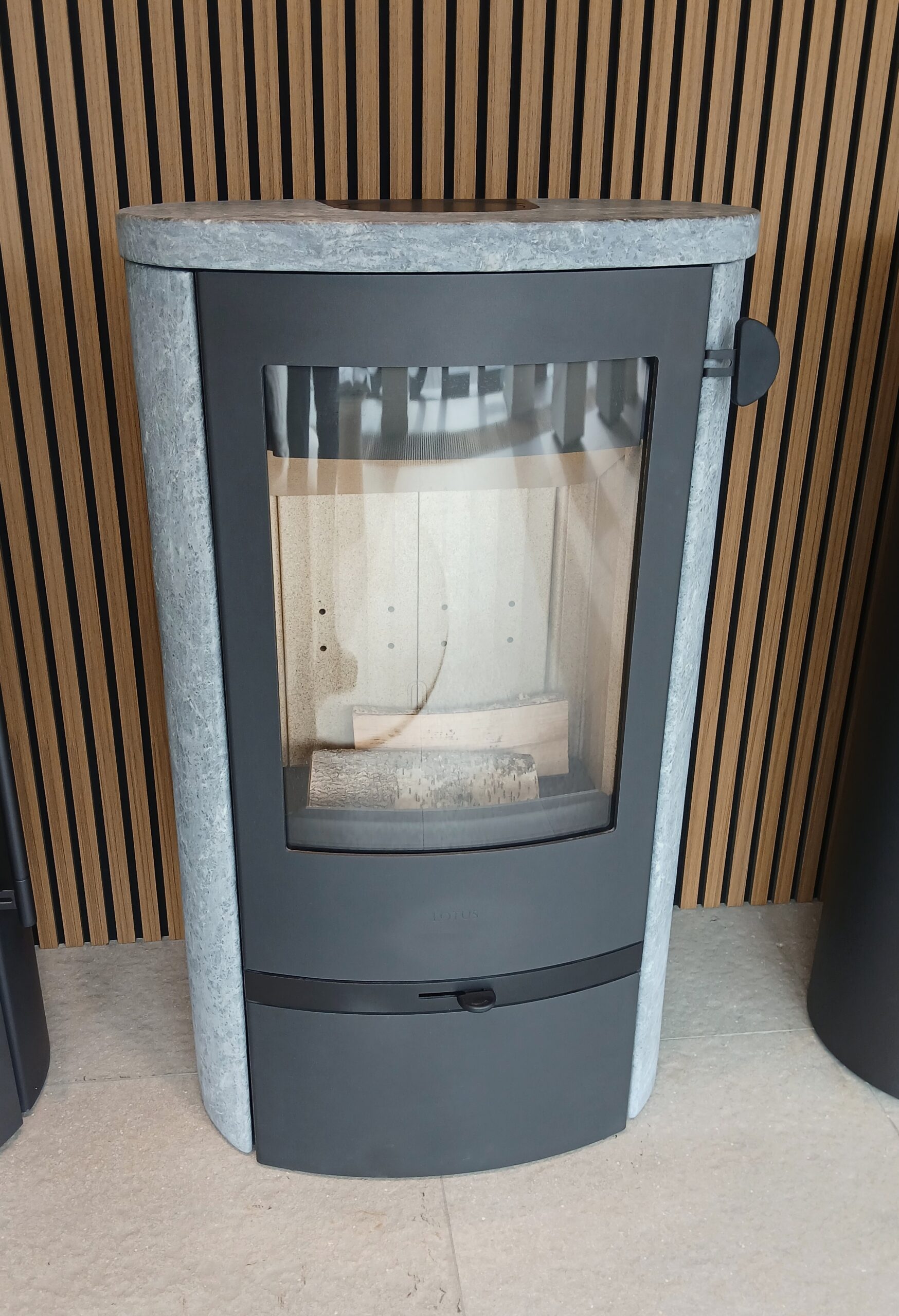 Herfstdeal nieuwe Houtkachel van Lotus type Jubilee 25 Speksteen - Afbeelding 3